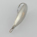 Vintage   Johnson Silver Minnow Weedless, 1/3oz nickel fishing spoon #23642