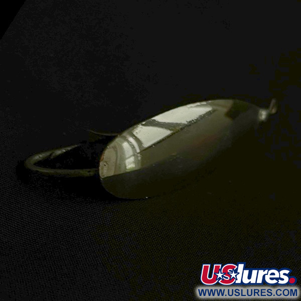 Vintage   Johnson Silver Minnow Weedless, 1/3oz nickel fishing spoon #23642