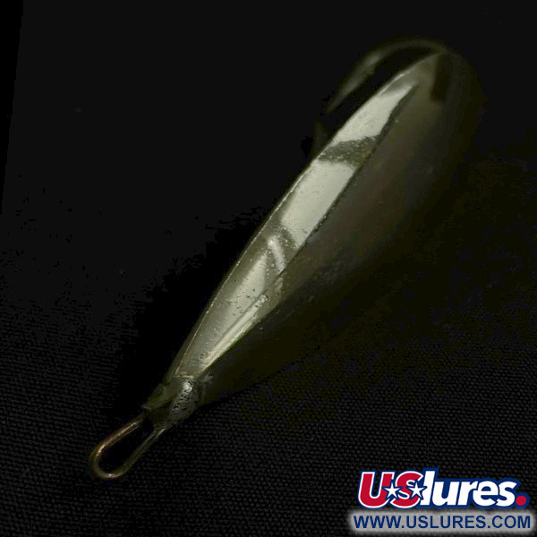 Vintage   Johnson Silver Minnow Weedless, 1/3oz nickel fishing spoon #23642