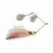 Vintage    GRASSL’S DOUBLE OO Spinnerbait, 1/2oz silver spinning lure #23653