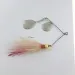 Vintage    GRASSL’S DOUBLE OO Spinnerbait, 1/2oz silver spinning lure #23653