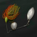   Culprit Spinnerbait, 3/4oz silver/orange spinning lure #23654