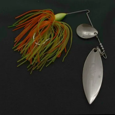 Culprit Spinnerbait, 3/4oz silver/orange spinning lure #23654