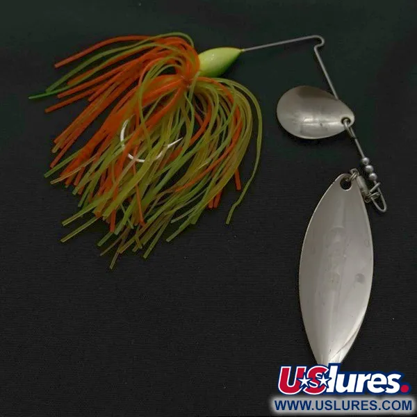   Culprit Spinnerbait, 3/4oz silver/orange spinning lure #23654