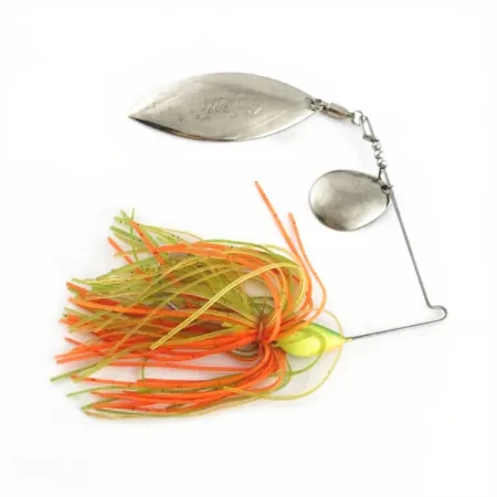 Culprit Spinnerbait, 3/4oz silver/orange spinning lure #23654