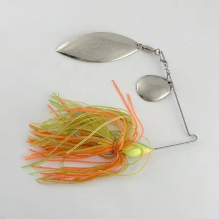 Culprit Spinnerbait, 3/4oz silver/orange spinning lure #23654
