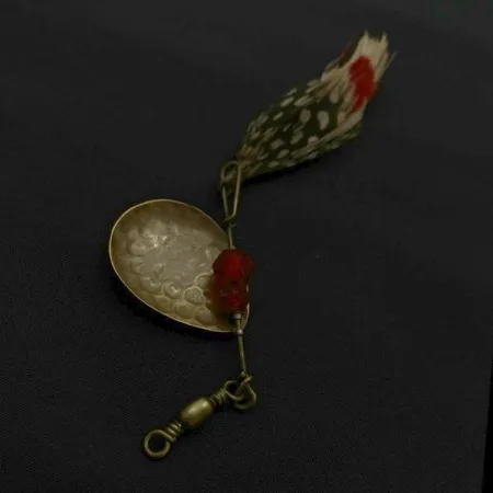 Vintage Pflueger  Pfluerger Bear Valley 3, 1/4oz brass spinning lure #23656