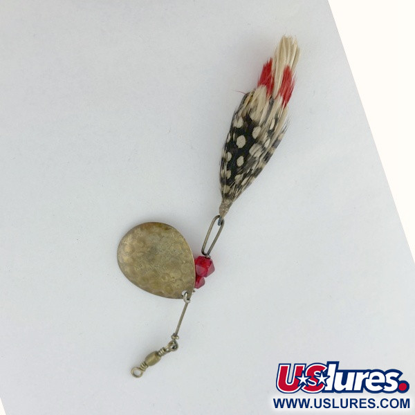 Vintage  Pflueger  Pfluerger Bear Valley 3, 1/4oz brass spinning lure #23656