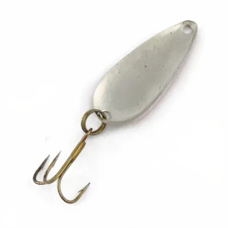 Vintage Kmart Spoon, 3/16oz nickel/red fishing spoon #23660