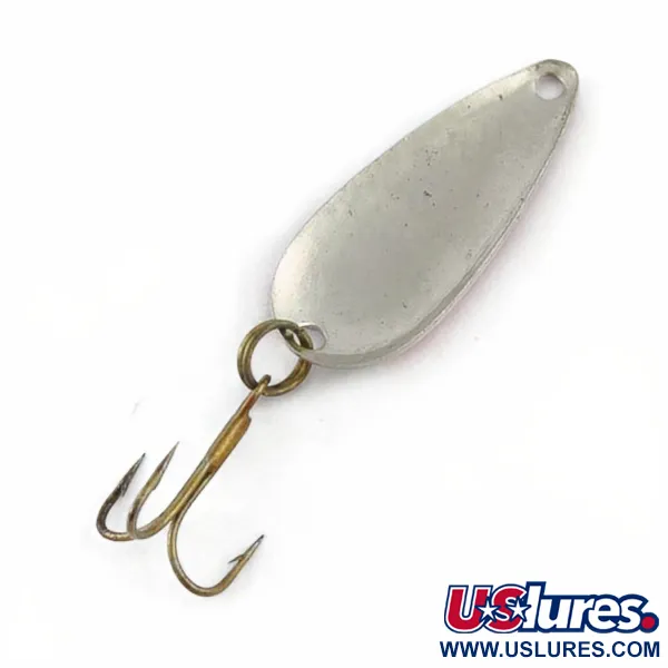 Vintage   Kmart Spoon, 3/16oz nickel/red fishing spoon #23660