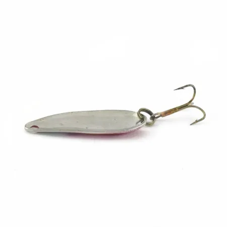 Vintage Kmart Spoon, 3/16oz nickel/red fishing spoon #23660