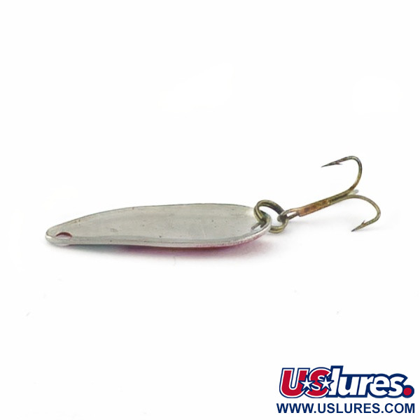 Vintage   Kmart Spoon, 3/16oz nickel/red fishing spoon #23660