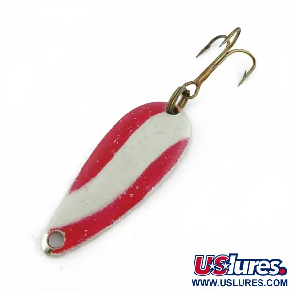 Vintage   Kmart Spoon, 3/16oz nickel/red fishing spoon #23660