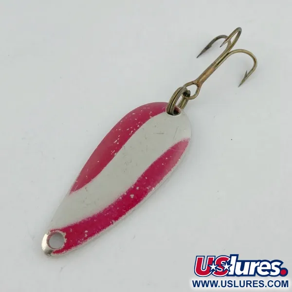 Vintage   Kmart Spoon, 3/16oz nickel/red fishing spoon #23660