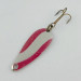 Vintage   Kmart Spoon, 3/16oz nickel/red fishing spoon #23660