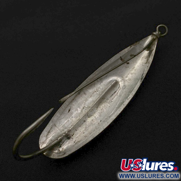 Vintage   Luhr Jensen Silver Spoon, 3/4oz nickel fishing spoon #23661