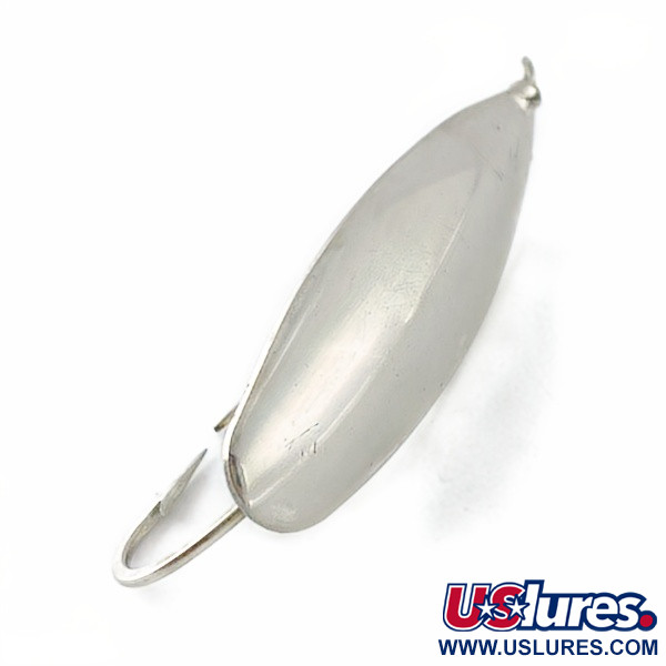 Vintage   Luhr Jensen Silver Spoon, 3/4oz nickel fishing spoon #23661