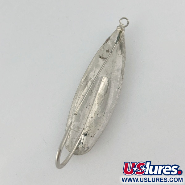 Vintage   Luhr Jensen Silver Spoon, 3/4oz nickel fishing spoon #23661
