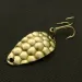 Vintage   Acme Little Cleo bubbles, 1/8oz gold fishing spoon #23662