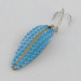   Seneca Little Cleo, 3/16oz nickel/blue fishing spoon #23663