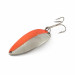 Vintage  Seneca Little Cleo (Hula Girl) , 1/2oz nickel/orange fishing spoon #23664