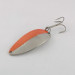 Vintage  Seneca Little Cleo (Hula Girl) , 1/2oz nickel/orange fishing spoon #23664