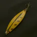Vintage   Dura Pack Spoon, 3/16oz nickel/yellow/black fishing spoon #23666