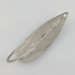 Vintage   Atlantic Lures Celebrated Weedless, 3/4oz nickel fishing spoon #23667
