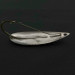 Vintage   Atlantic Lures Celebrated Weedless, 3/4oz nickel fishing spoon #23667