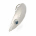 Vintage   Atlantic Lures Celebrated Weedless, 3/4oz nickel fishing spoon #23667
