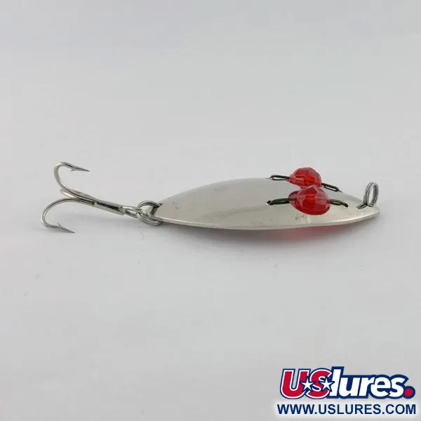 Vintage   Kmart Kresge, 1/3oz nickel/green fishing spoon #23669