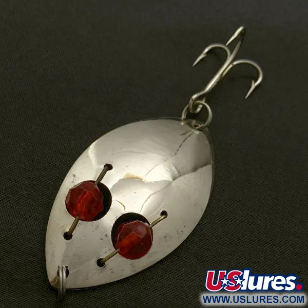 Vintage   Kmart Kresge, 1/3oz nickel/green fishing spoon #23669