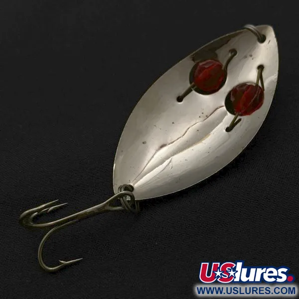 Vintage   Kmart Kresge, 1/3oz nickel/green fishing spoon #23669