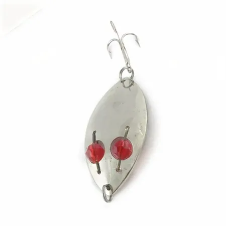 Vintage Kmart Kresge, 1/3oz nickel/green fishing spoon #23669