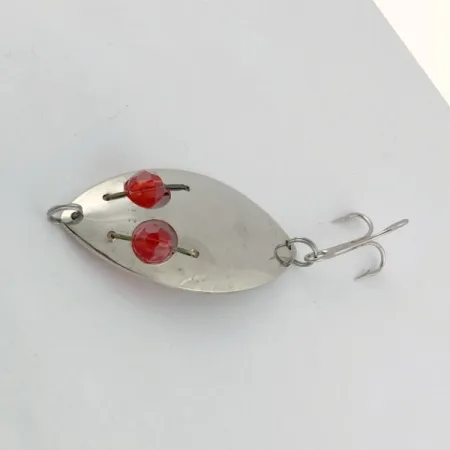 Vintage Kmart Kresge, 1/3oz nickel/green fishing spoon #23669