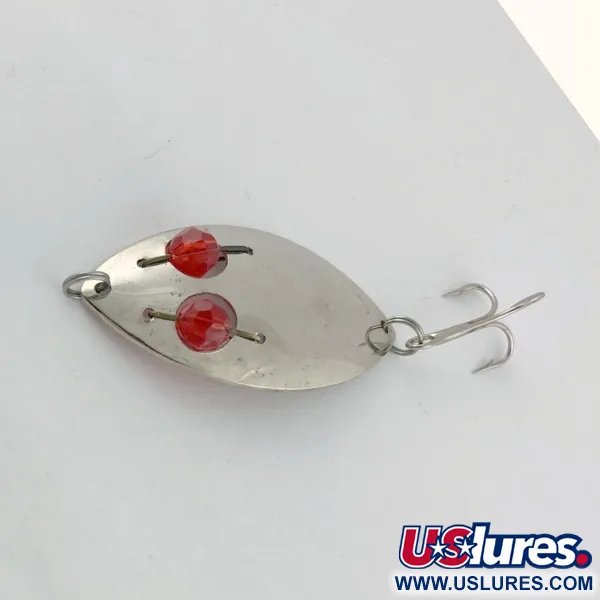 Vintage   Kmart Kresge, 1/3oz nickel/green fishing spoon #23669