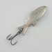 Vintage   Atlantic Lures Golden Wobble-Fish, 3/16oz nickel fishing spoon #23671