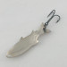 Vintage   Atlantic Lures Golden Wobble-Fish, 3/16oz nickel fishing spoon #23671