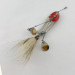 Vintage   Pflueger ZAM, 1/2oz nickel/red fishing spoon #23672