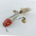 Vintage   Pflueger ZAM, 1/2oz nickel/red fishing spoon #23672
