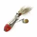 Vintage   Pflueger ZAM, 1/2oz nickel/red fishing spoon #23672