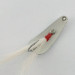 Vintage   Weedless Weezel bait Rex Spoon, 2/5oz pearl fishing spoon #23673