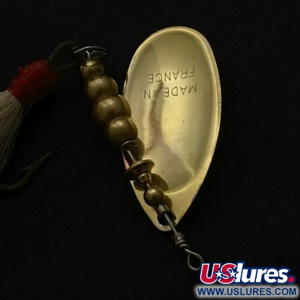 Vintage   Mepps Aglia 5 Dressed (1970S), 1/2oz gold spinning lure #23675
