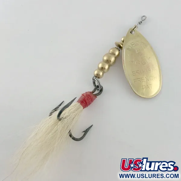 Vintage   Mepps Aglia 5 Dressed (1970S), 1/2oz gold spinning lure #23675