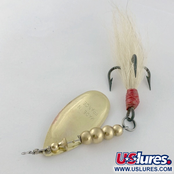 Vintage   Mepps Aglia 5 Dressed (1970S), 1/2oz gold spinning lure #23675