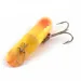 Vintage   Luhr Jensen Fire Plug, 3/16oz yellow fishing lure #23676
