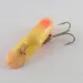 Vintage   Luhr Jensen Fire Plug, 3/16oz yellow fishing lure #23676