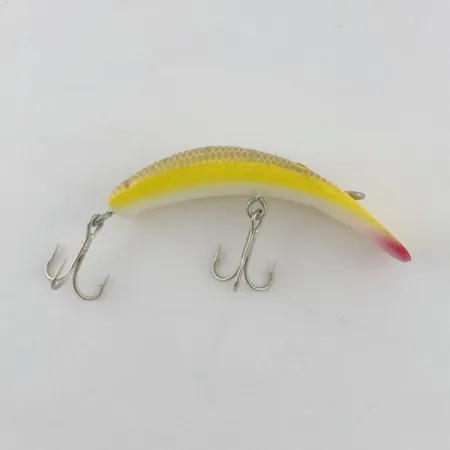 Vintage Herter's Lazy Iver Japan, 3/16oz yellow/gold fishing lure #23677