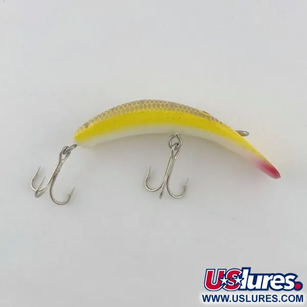 Vintage   Herter's Lazy Iver Japan, 3/16oz yellow/gold fishing lure #23677