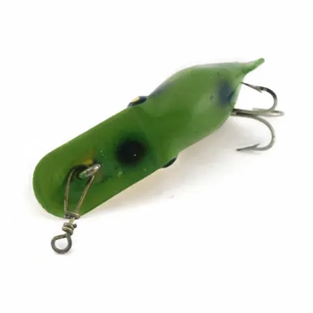 Vintage Eddie Pope Hot Shot M 5, 3/32oz Frog fishing lure #23679